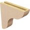 Ekena Millwork 3"W x 12"D x 12"H Thin Carmel Rough Cedar Woodgrain TimberThane Corbel, Primed Tan CORUR03X12X12CARRCPR - alternate 5